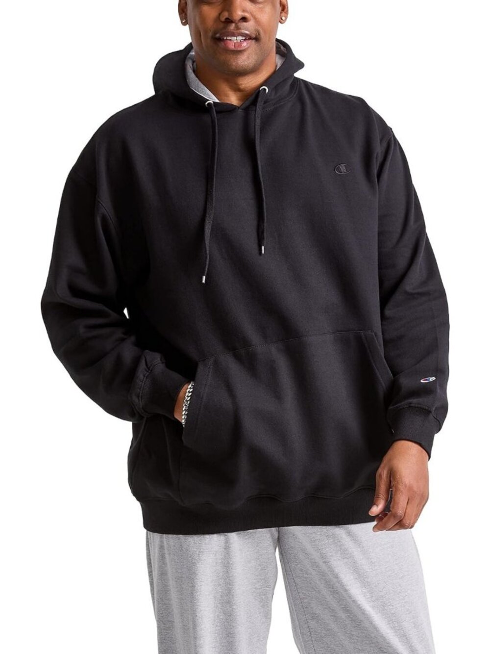 Cozy Midweight Fleece Pullover Hoodie for Men, Standard Fit, Regular & Big Tall
